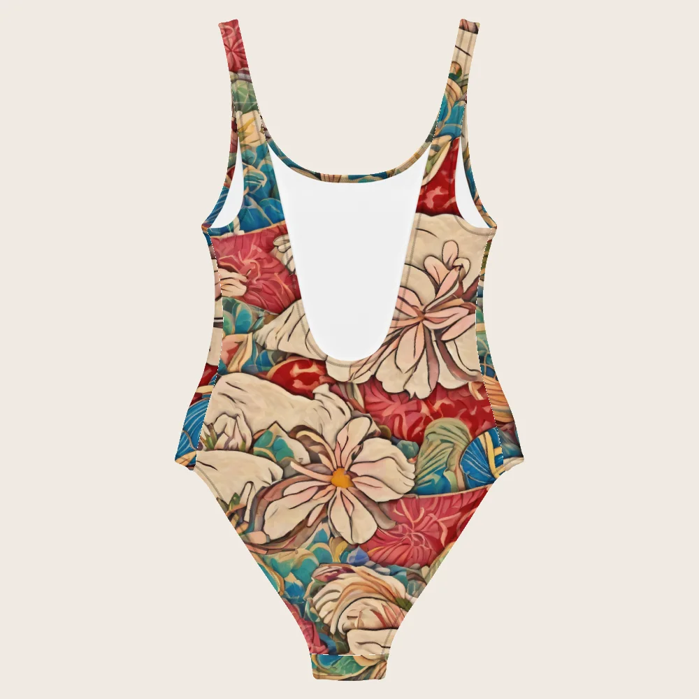 One-Piece Swimsuit on model