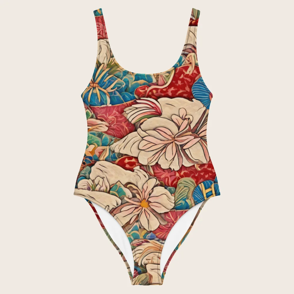 One-Piece Swimsuit on model