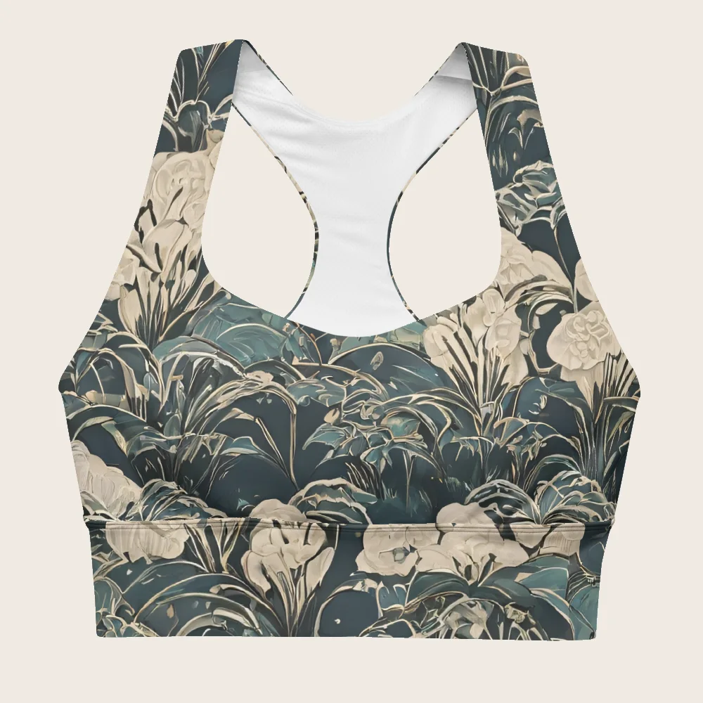 Longline Sports Bra on model