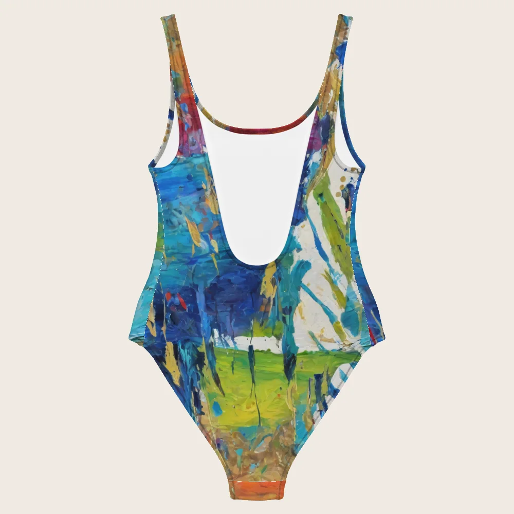 One-Piece Swimsuit on model