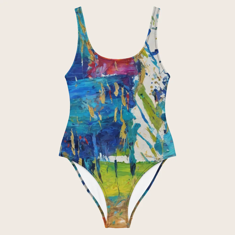 One-Piece Swimsuit on model
