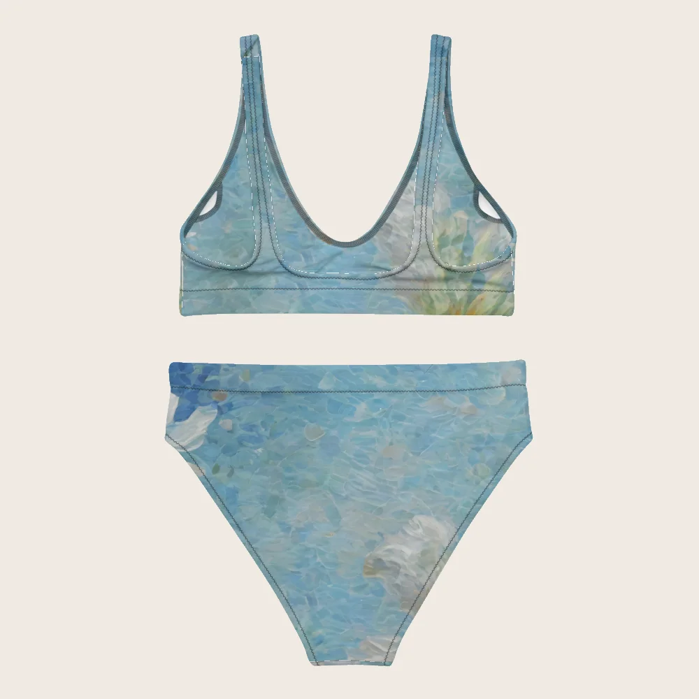 High-Waisted Bikini on model