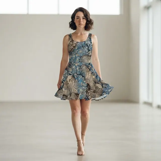 Skater Dress, one-of-one design 7E2D2C8D
