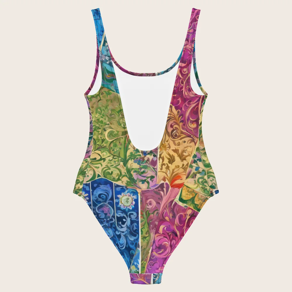 One-Piece Swimsuit on model
