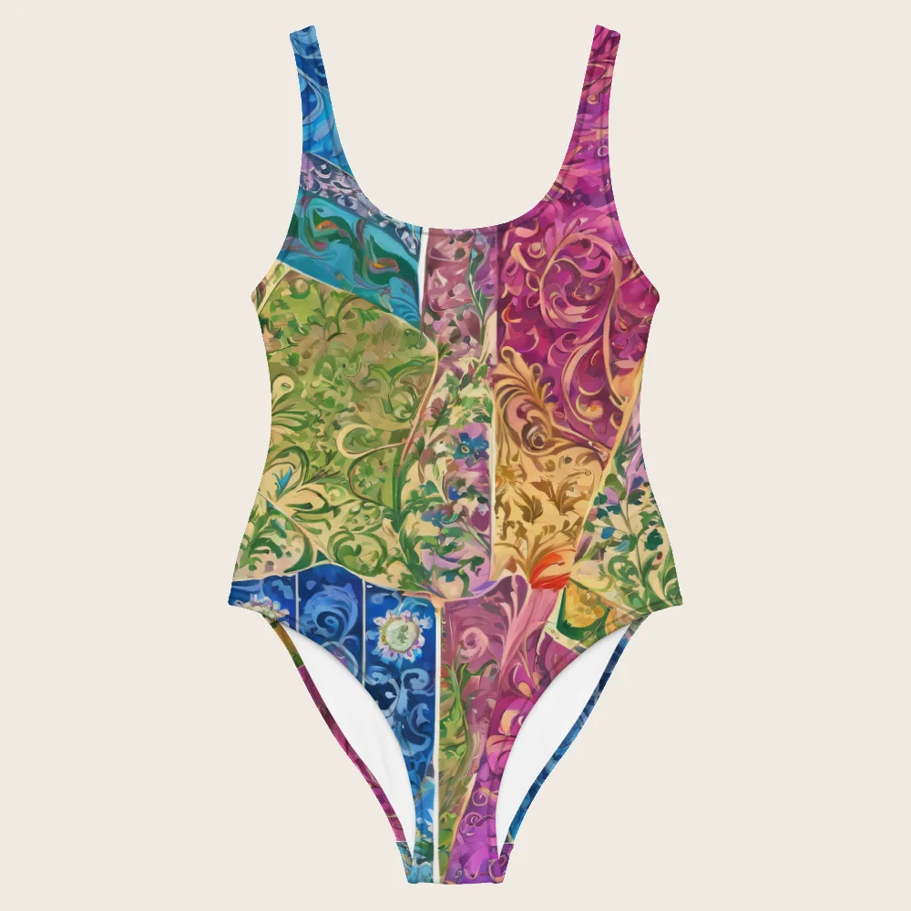 One-Piece Swimsuit on model