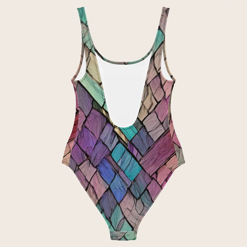 One-Piece Swimsuit on model