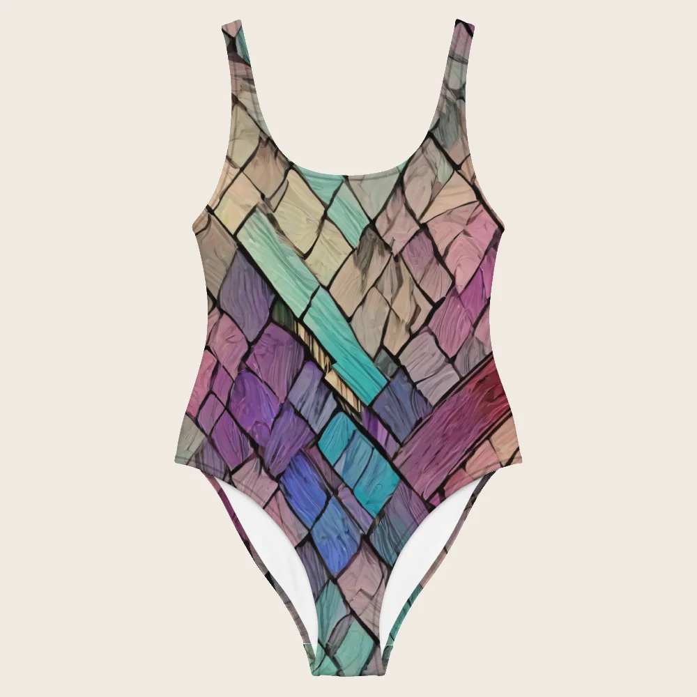 One-Piece Swimsuit on model