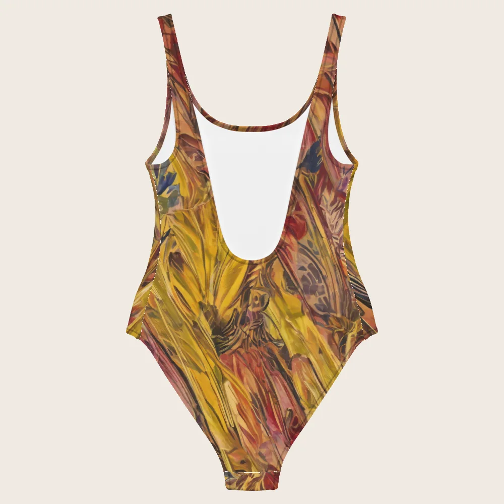One-Piece Swimsuit on model