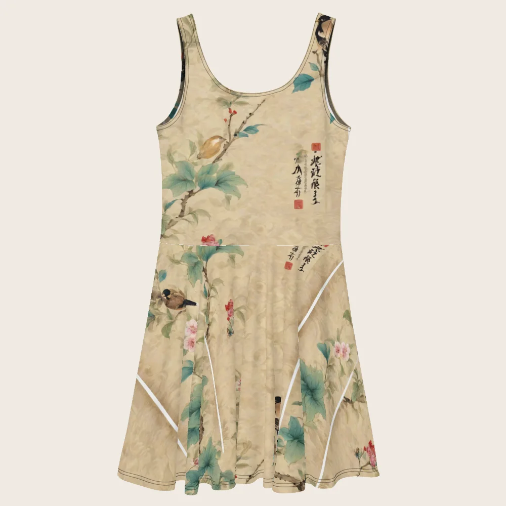 Skater Dress on model