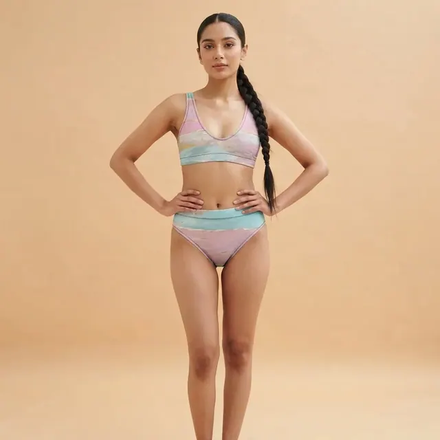 High-Waisted Bikini, one-of-one design 5871C0E5