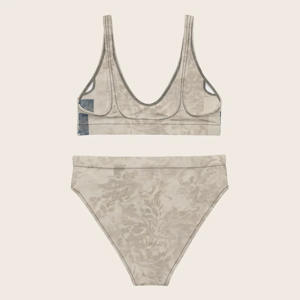 High-Waisted Bikini on model
