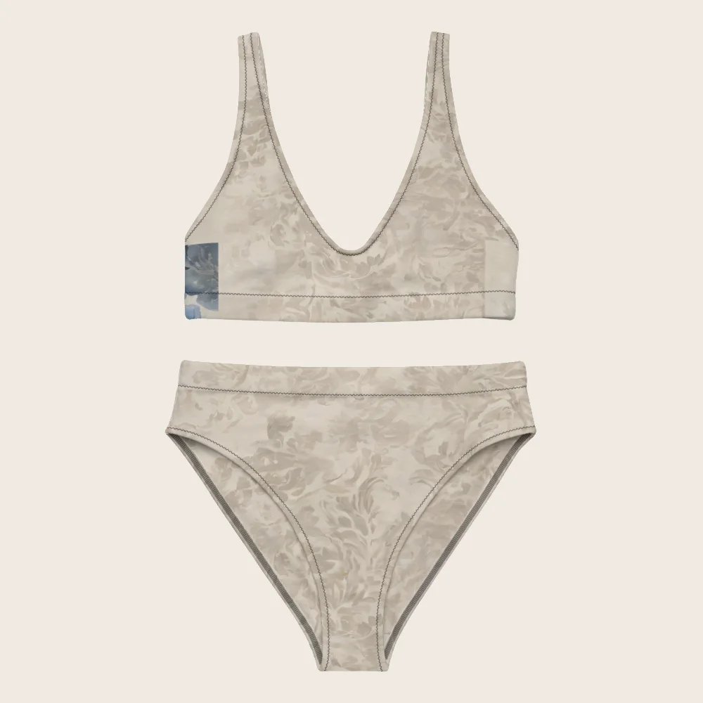 High-Waisted Bikini on model