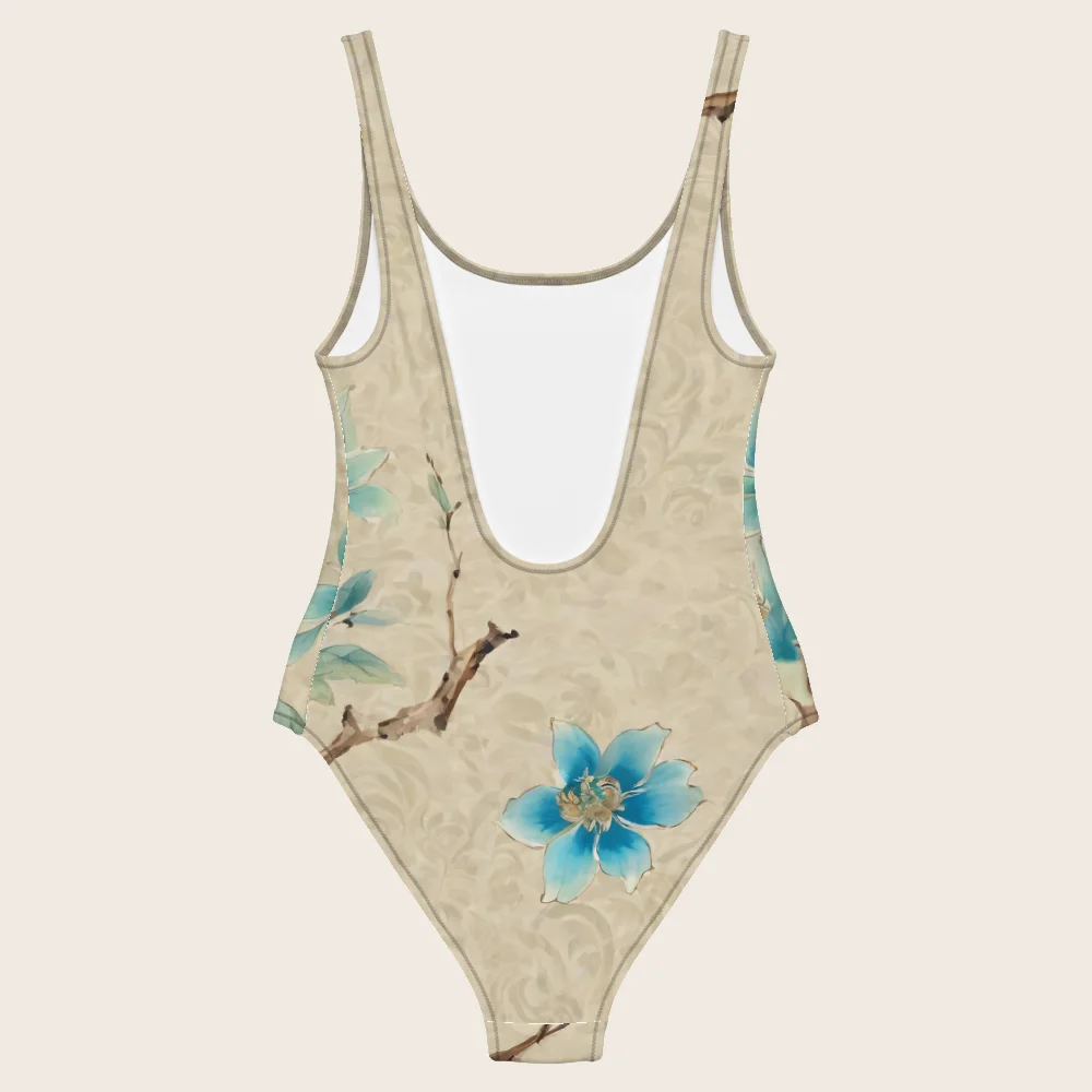 One-Piece Swimsuit on model