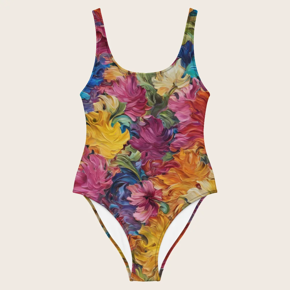 One-Piece Swimsuit on model