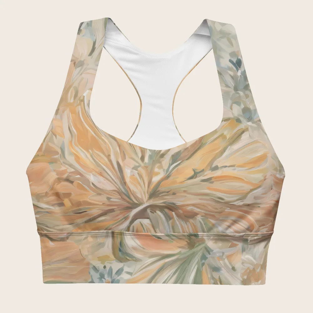 Longline Sports Bra on model