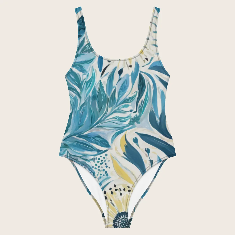 One-Piece Swimsuit on model