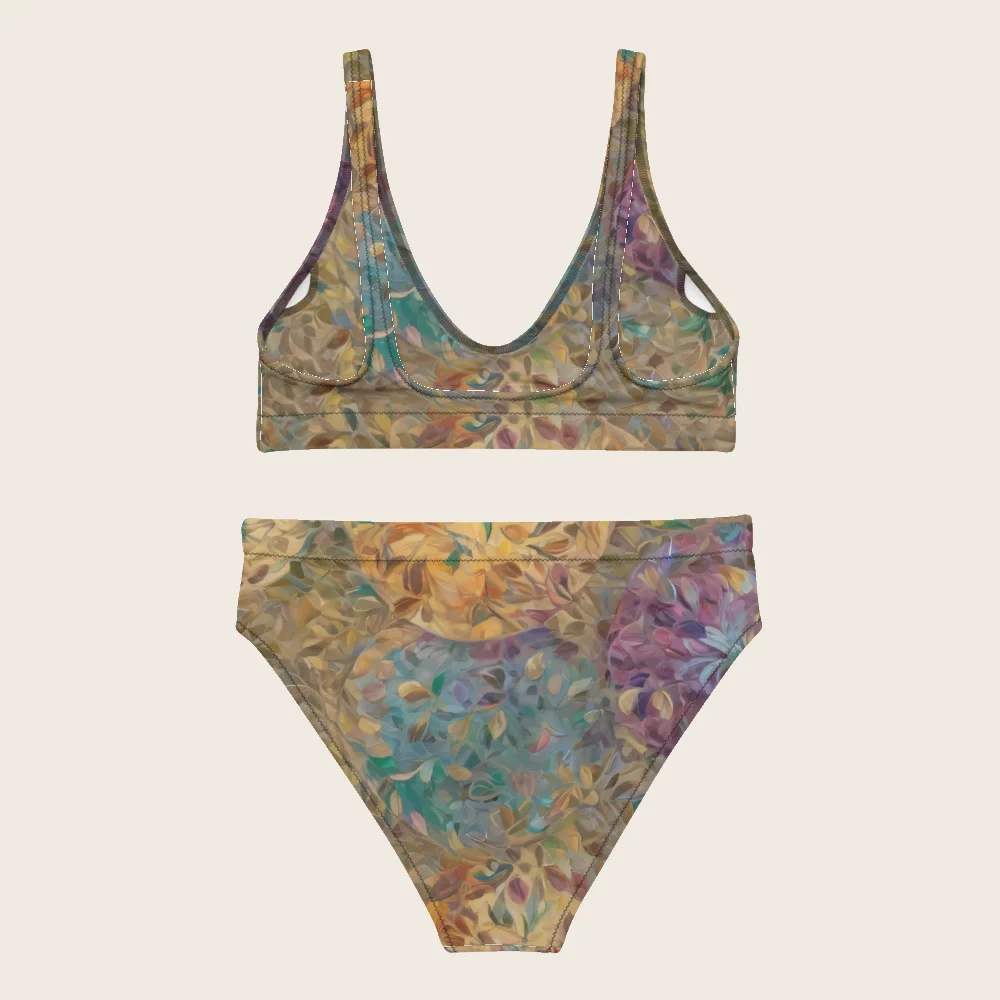 High-Waisted Bikini on model