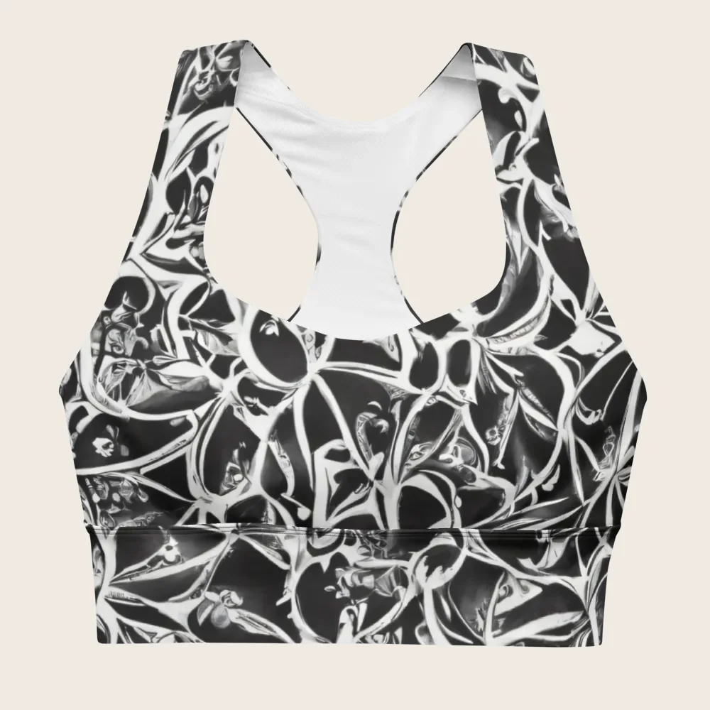 Longline Sports Bra on model