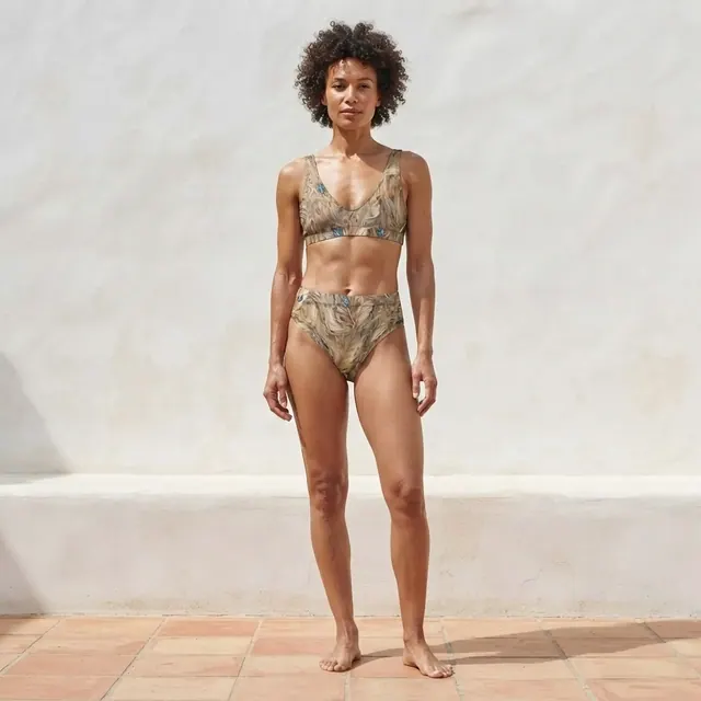 High-Waisted Bikini, one-of-one design 9C7C61A8