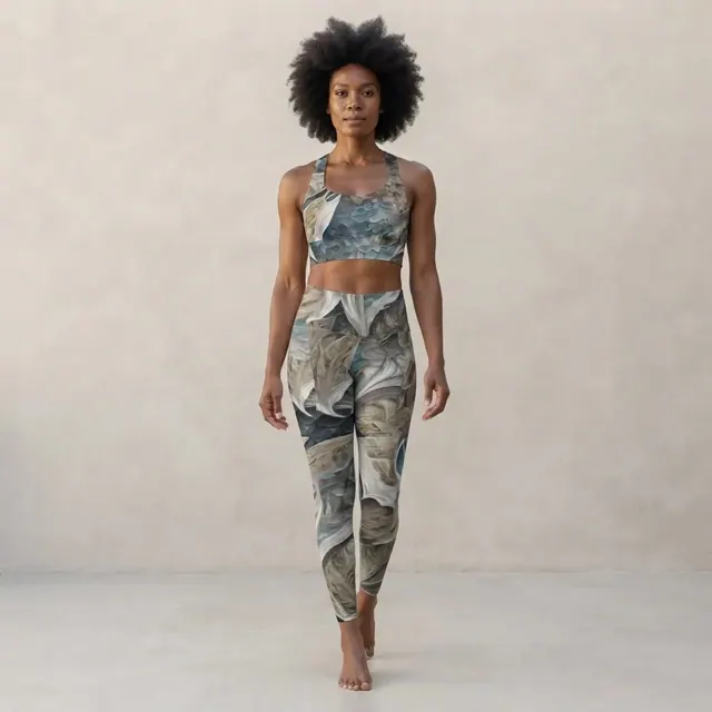 Longline Sports Bra, one-of-one design 39669AAC