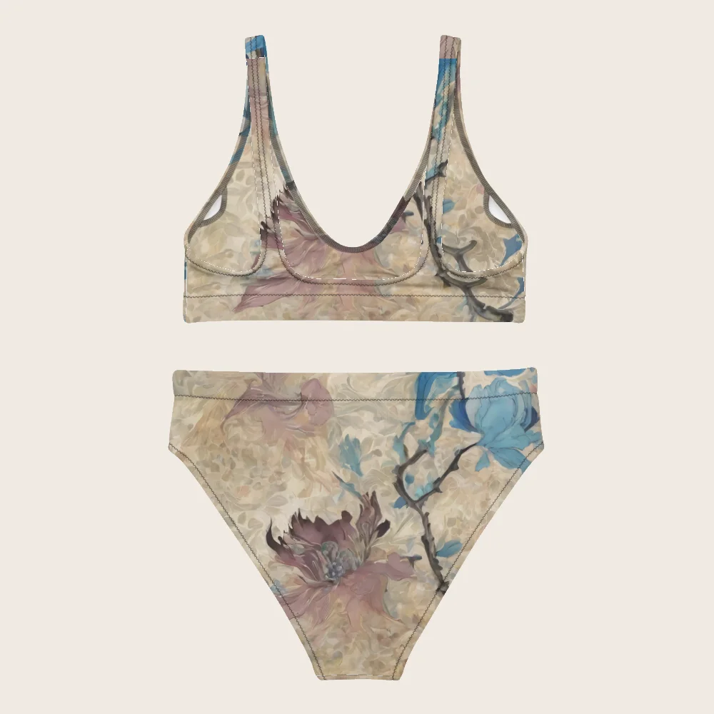 High-Waisted Bikini on model