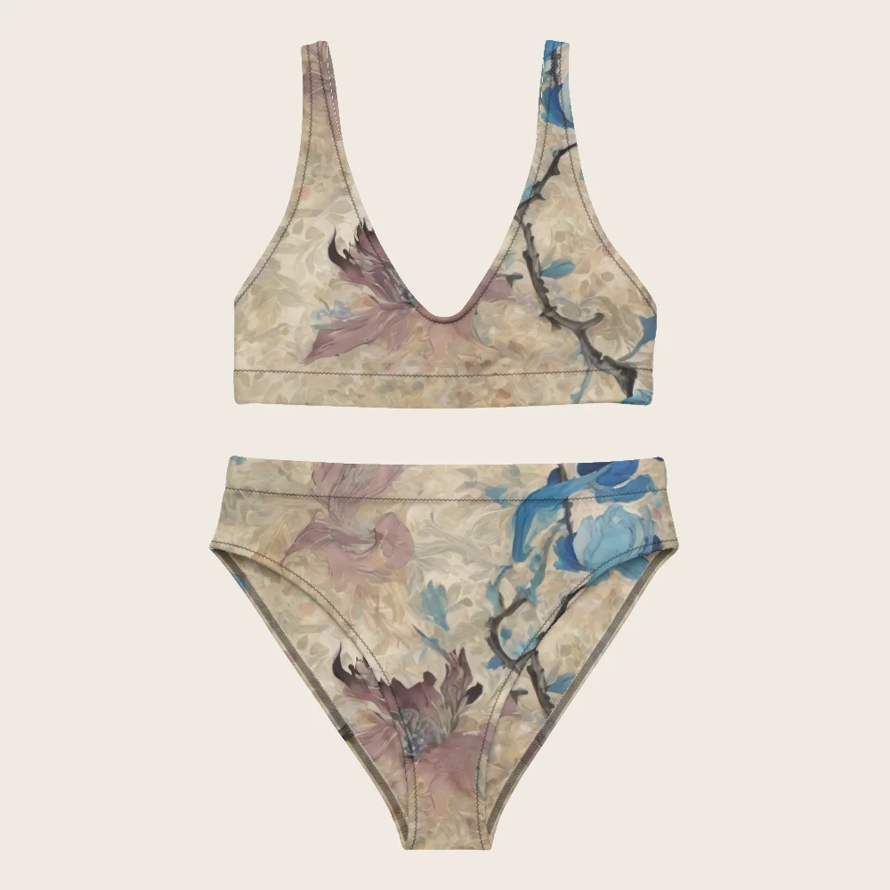 High-Waisted Bikini on model