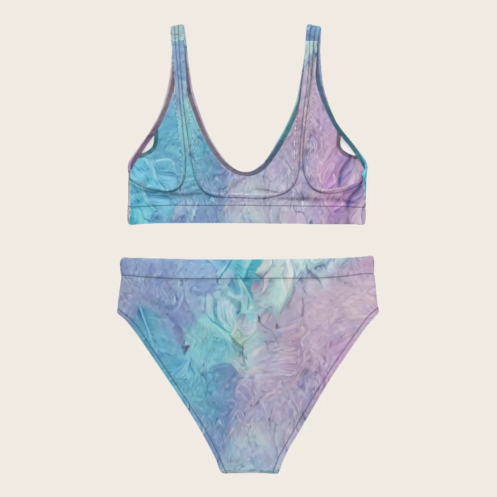 High-Waisted Bikini on model