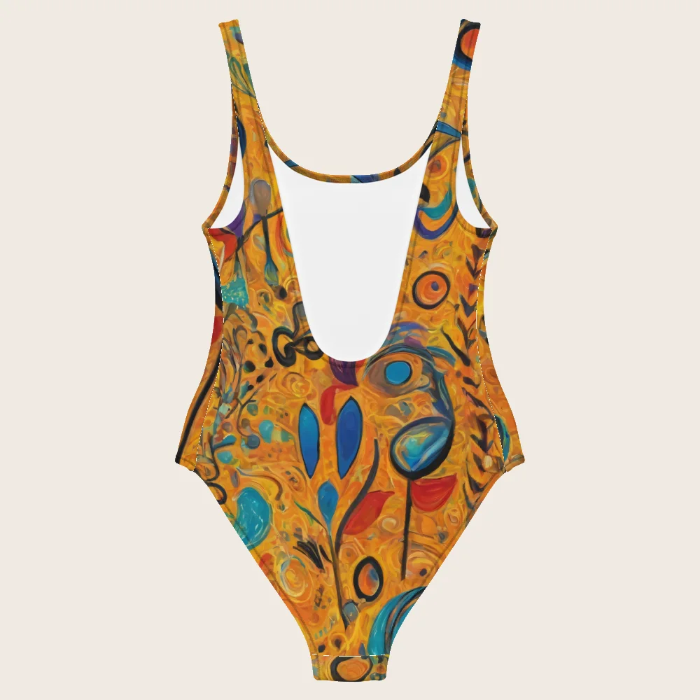 One-Piece Swimsuit on model