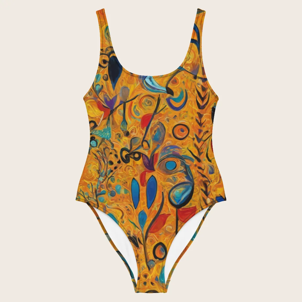 One-Piece Swimsuit on model
