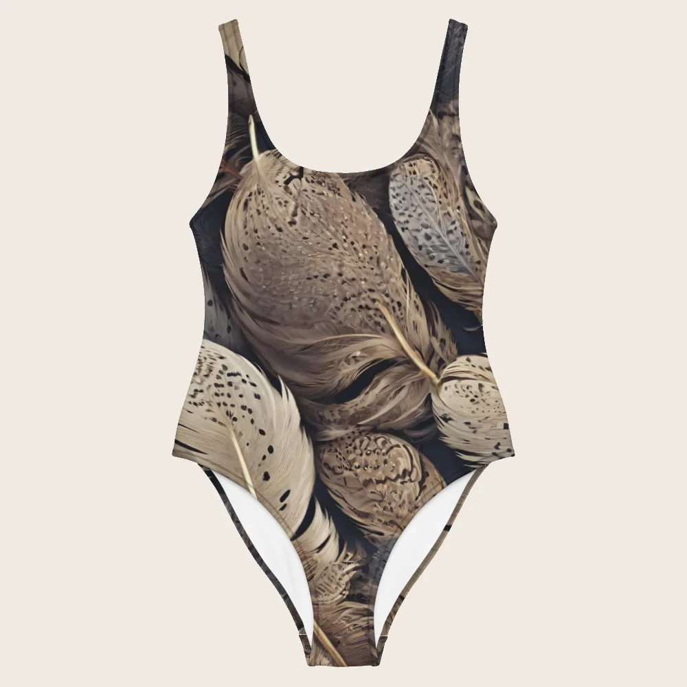 One-Piece Swimsuit on model