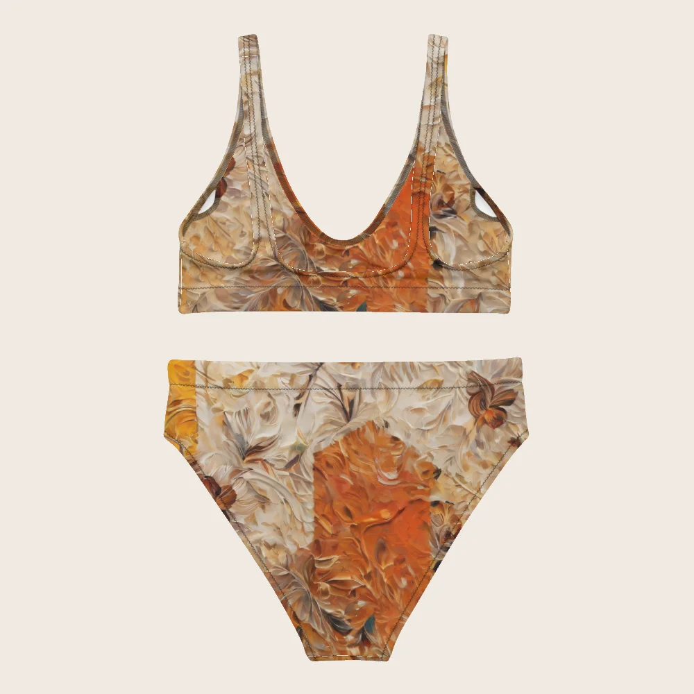 High-Waisted Bikini on model