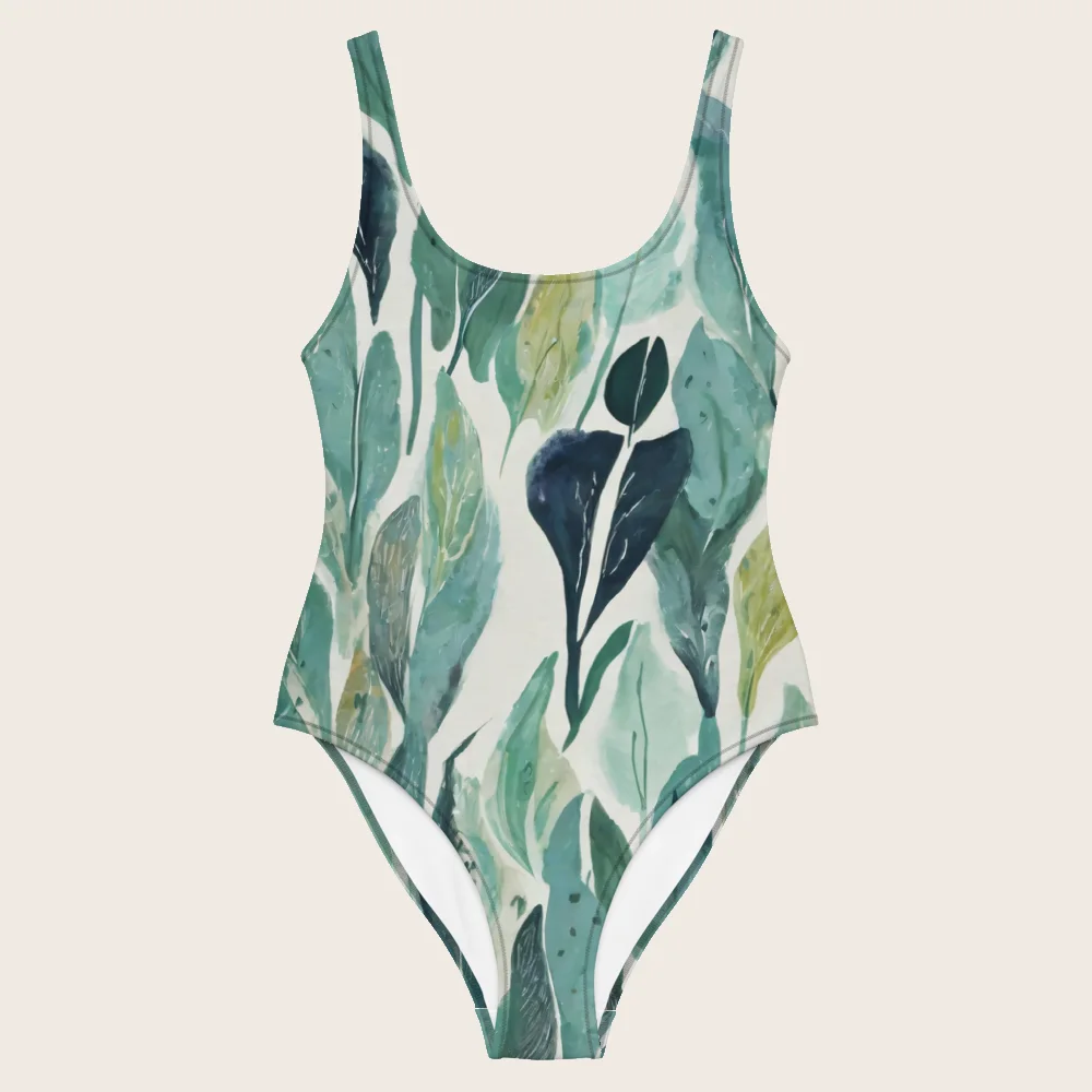 One-Piece Swimsuit on model