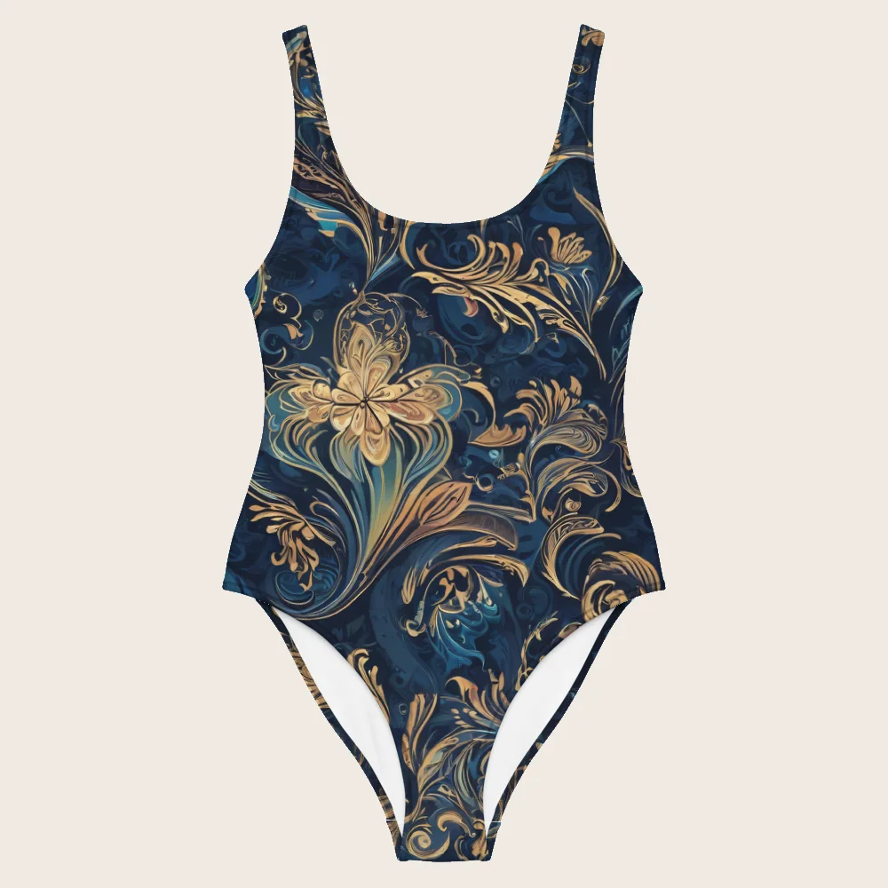 One-Piece Swimsuit on model