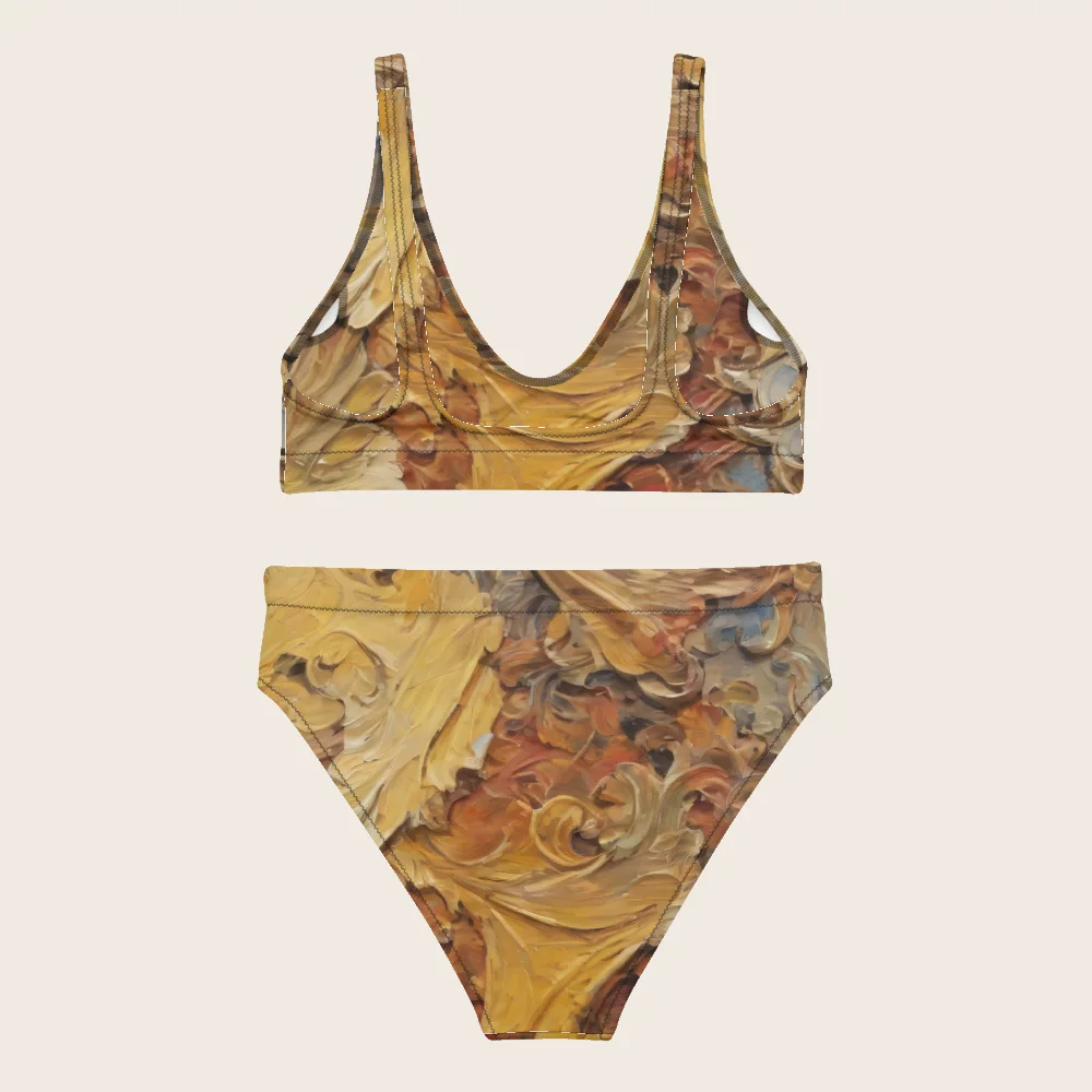 High-Waisted Bikini on model