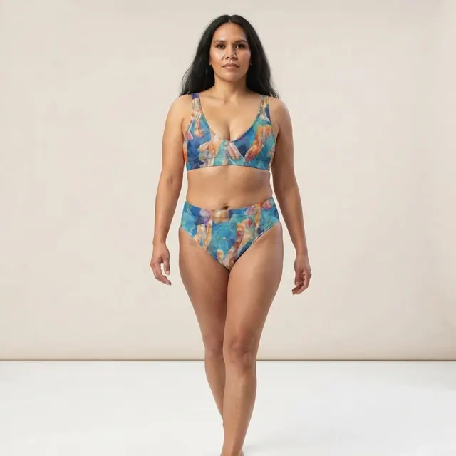 High-Waisted Bikini, one-of-one design 67398FD6