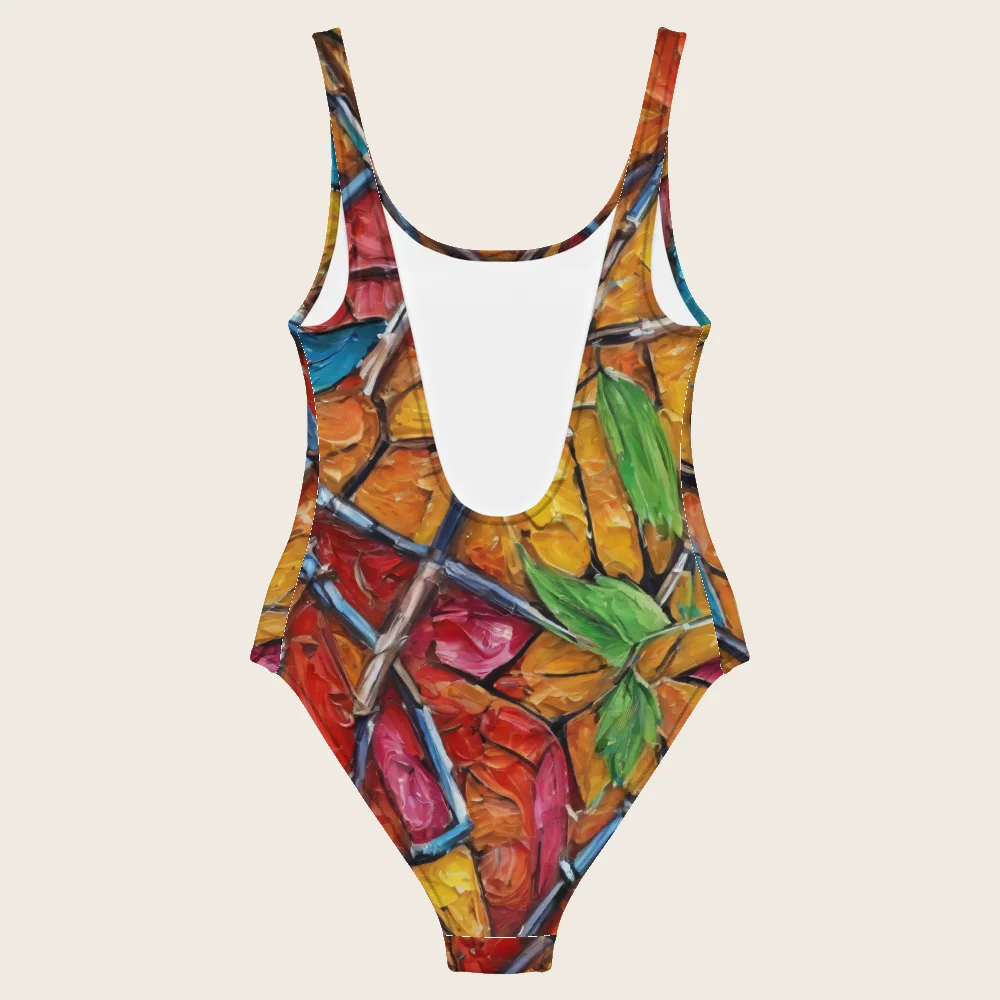 One-Piece Swimsuit on model