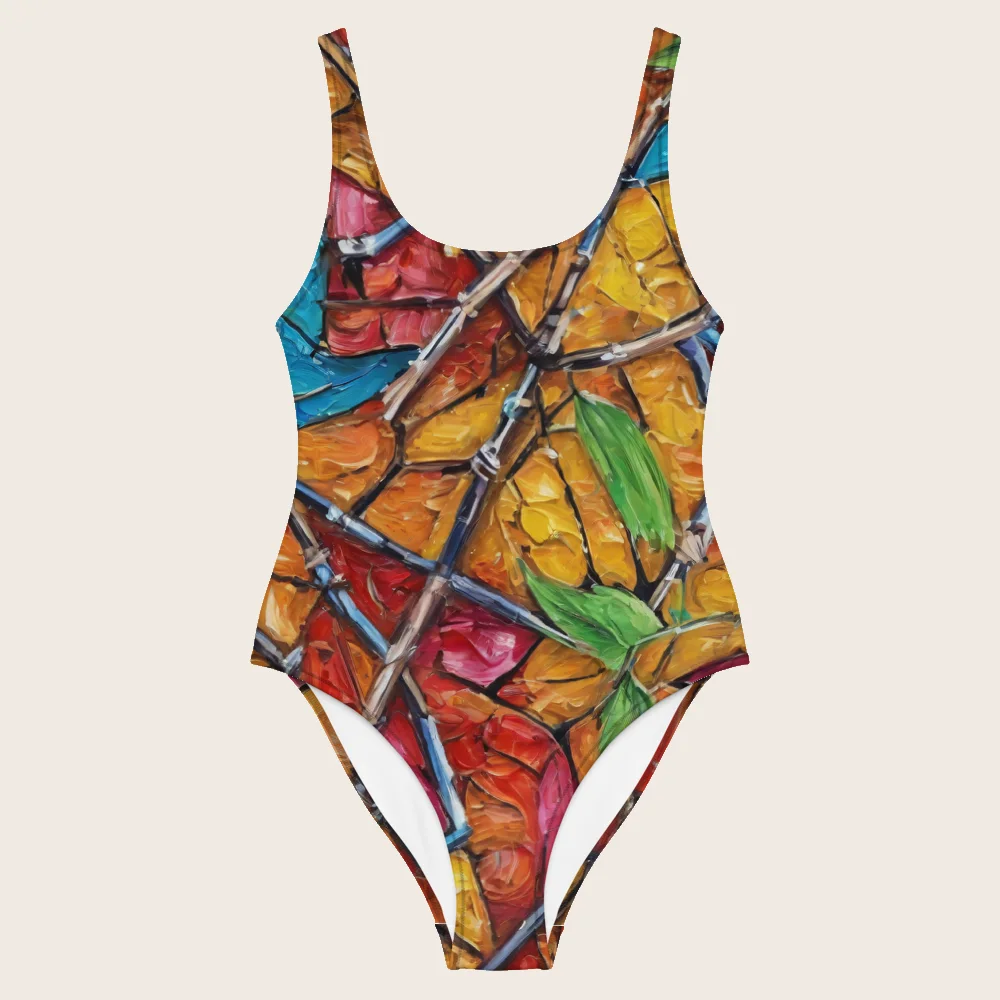 One-Piece Swimsuit on model