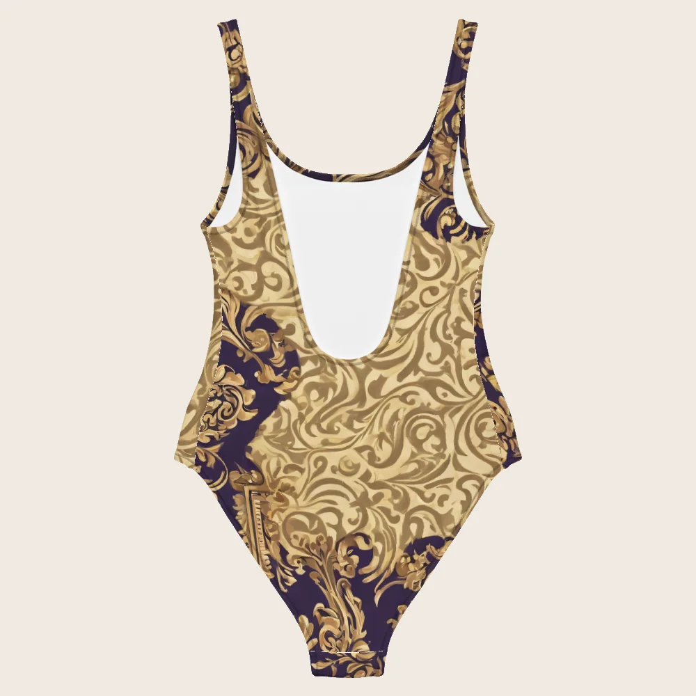 One-Piece Swimsuit on model