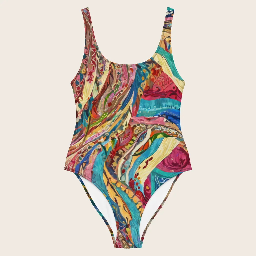 One-Piece Swimsuit on model