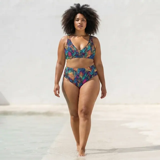 High-Waisted Bikini, one-of-one design C17492D6
