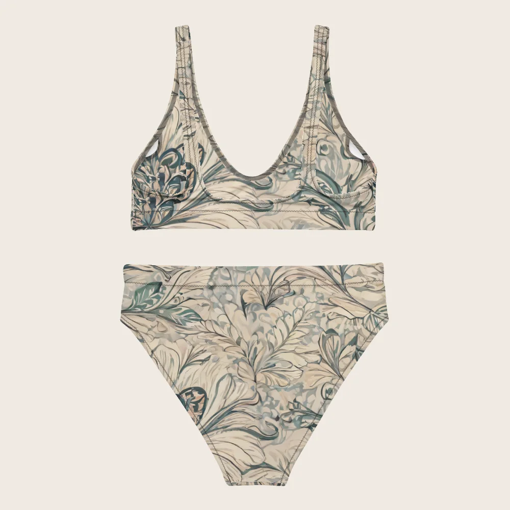 High-Waisted Bikini on model