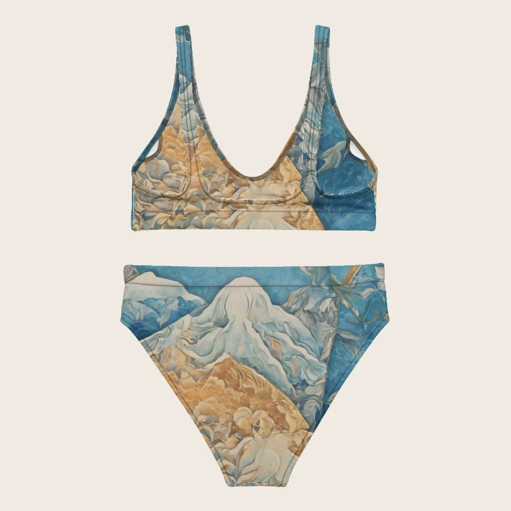 High-Waisted Bikini on model