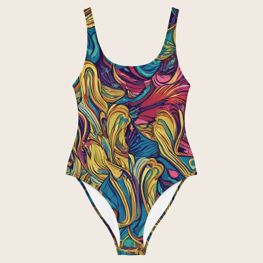 One-Piece Swimsuit on model