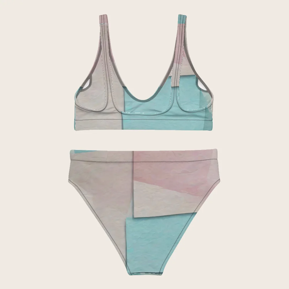 High-Waisted Bikini on model