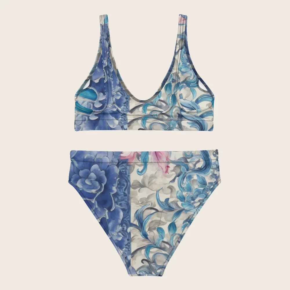 High-Waisted Bikini on model