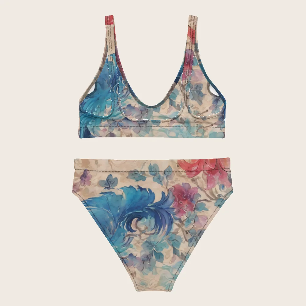 High-Waisted Bikini on model