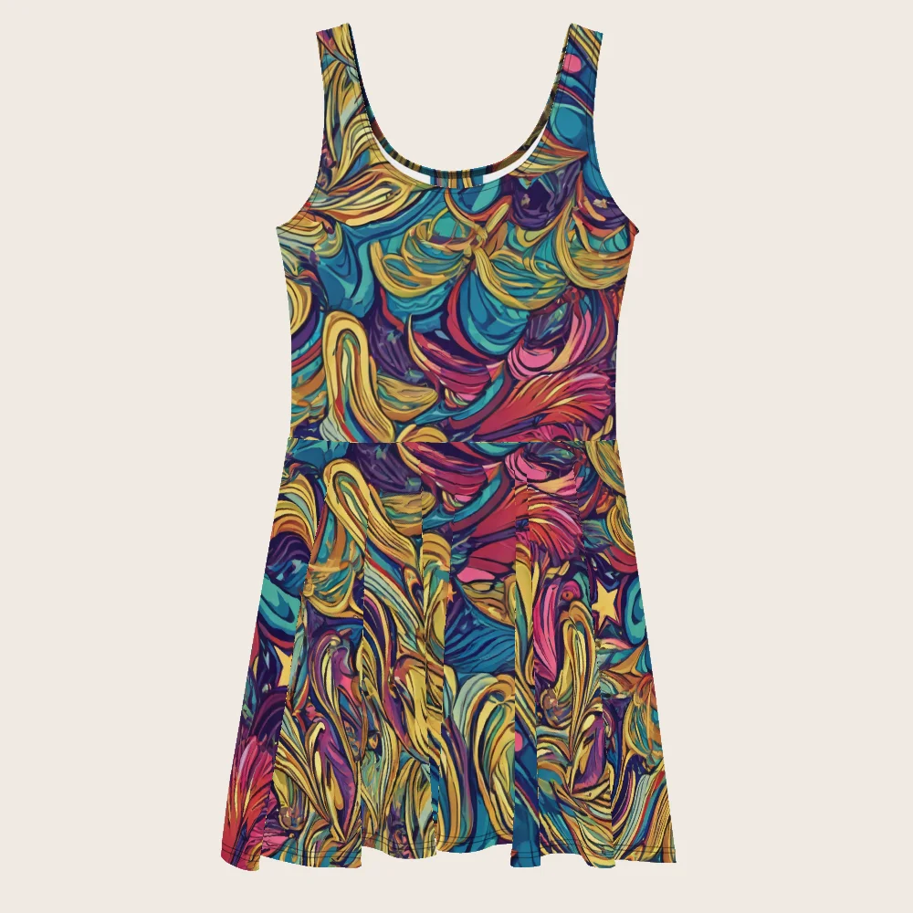 Skater Dress on model