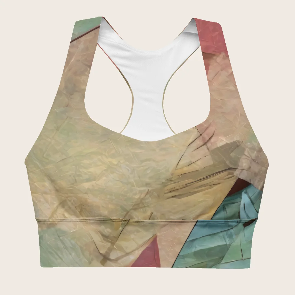 Longline Sports Bra on model