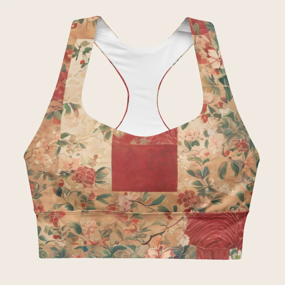 Longline Sports Bra on model