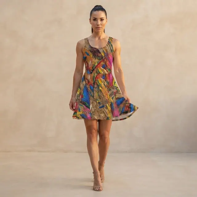 Skater Dress, one-of-one design 50F073EB